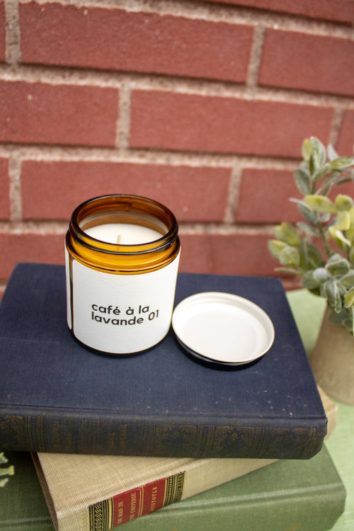 Café À La Lavande 4.5oz Amber Jar