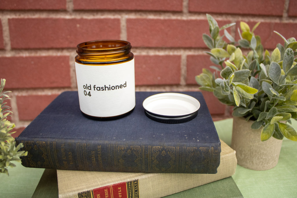 Old Fashioned 4.5oz Amber Jar