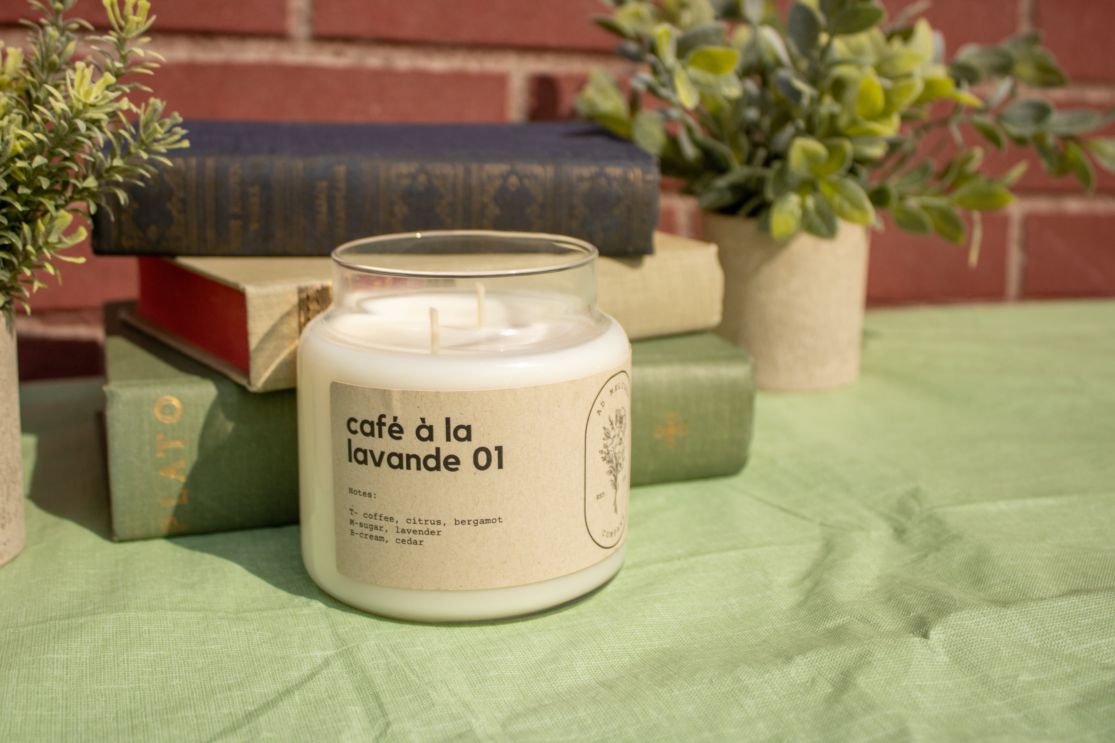 Café À La Lavande 16oz Apothecary Jar