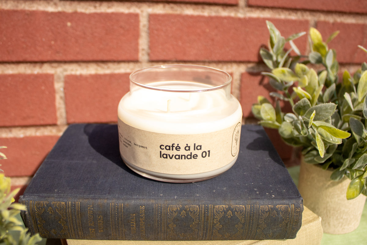 Café À La Lavande 9.5oz Apothecary Jar