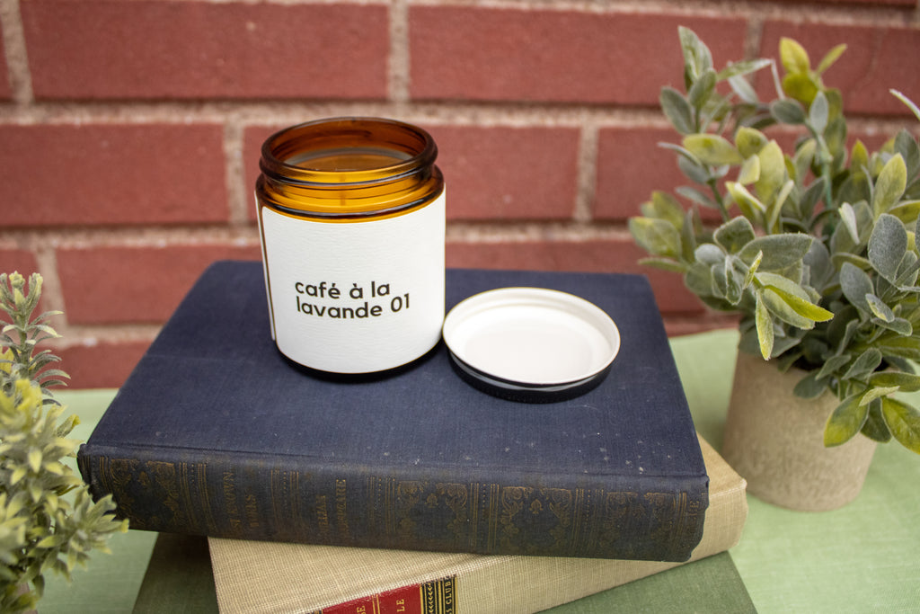Café À La Lavande 4.5oz Amber Jar